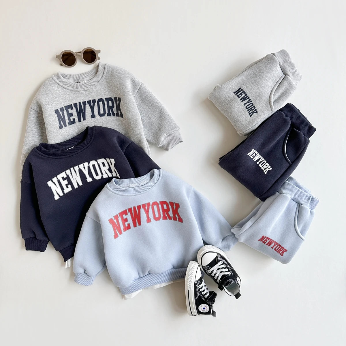 NEW YORK LOGO Toddler's 2PCS Printed Casual Outfit SET