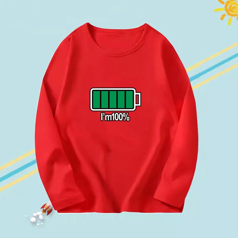 Beautiful PRINTED Long Sleeve O-neck Cotton T-shirts