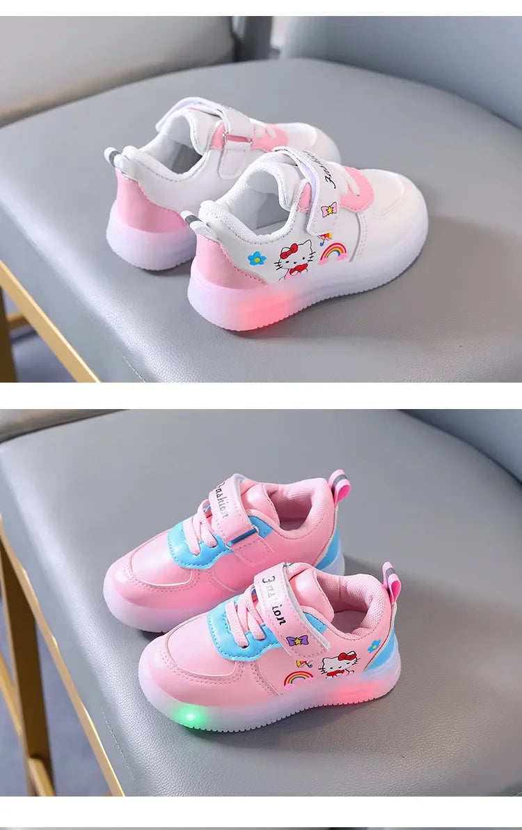 Hello Kitty LED Kids Shoes for Girls