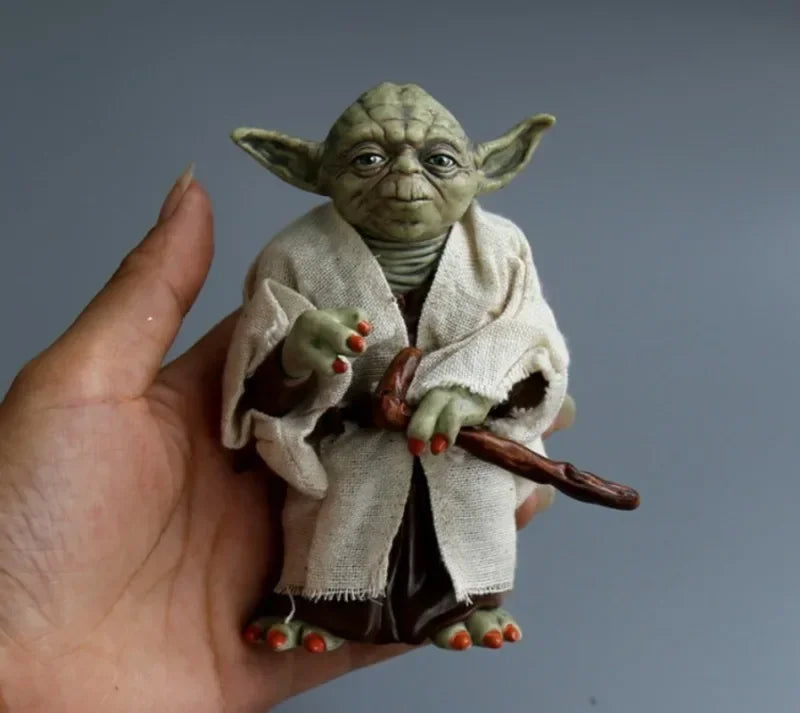 Stars Wars Movies Grand Master YODA Character Scale Model Action Figure Model Desktop Ornament Doll Toys Birthday Gifts