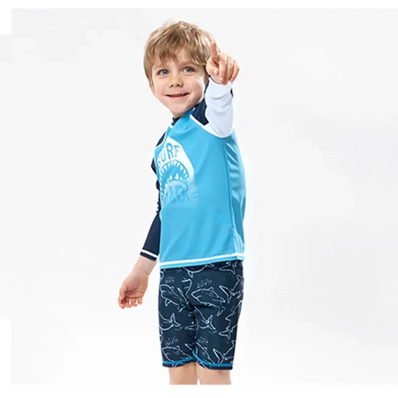 Kid's Cartoon Print Swimwear