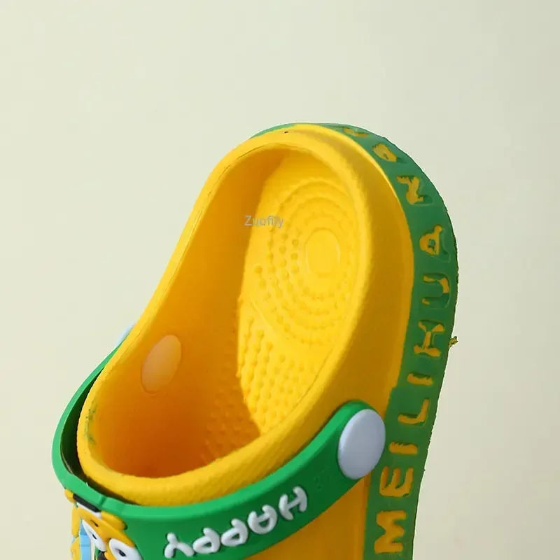 Colorful UFO animated toddler's crocs
