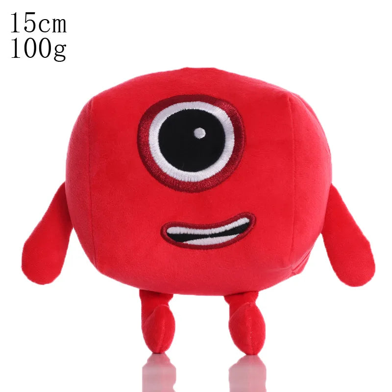 Anime Numberblocks Plush 14-18cm Doll Toys Educational Stuffed Movie Anime Kids Early Childhood Birthday Christmas Gift Hot