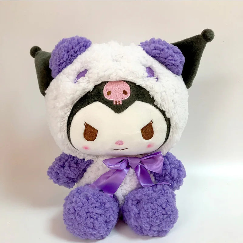 Anime Kuromid Toys Sanrio 25Cm Kawaii Mymelody Cinnamorol Plush Soft Stuffed Animals Doll Plushie Pillow Xmas Gift Decor