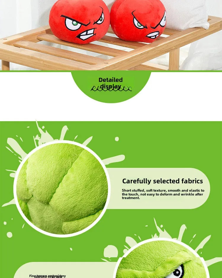 Plants vs Zombies Sunflower Peashooter Coconut Plush Doll Toy Pillow Toy Figures Soft Large Zombie Pillow Kid Christmas Gifts