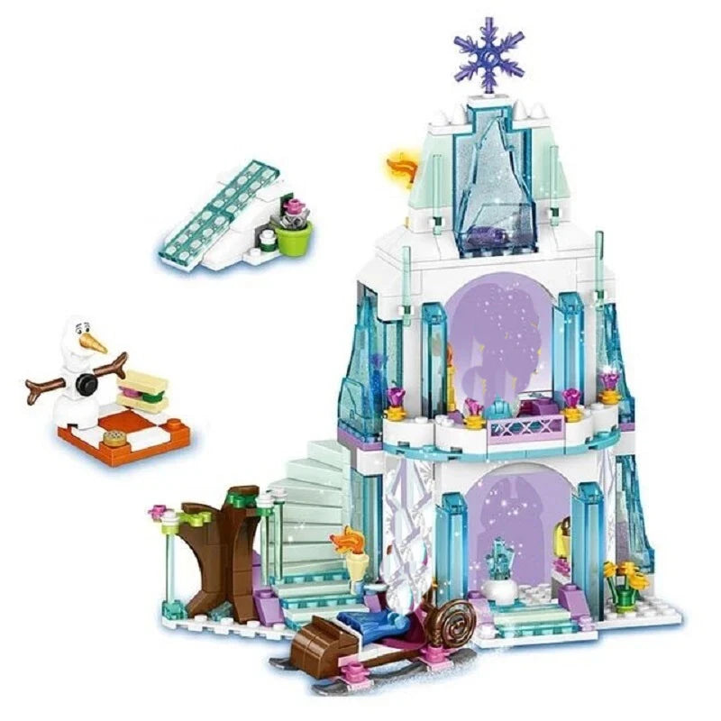 DISNEY MOVIE Frozen Princess Elsa Ice Castle Building Set