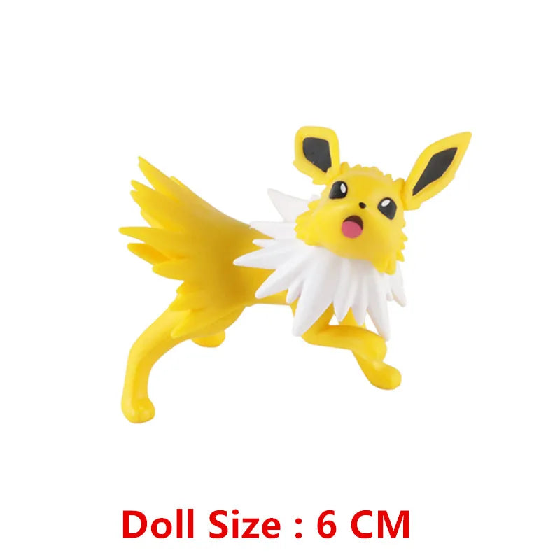 Pokemon Cartoons Movie Anime Figure 4-13Cm Pikachu Mewtwo Charmander Blastoise Gurado Pet Action Model Toy Gifts