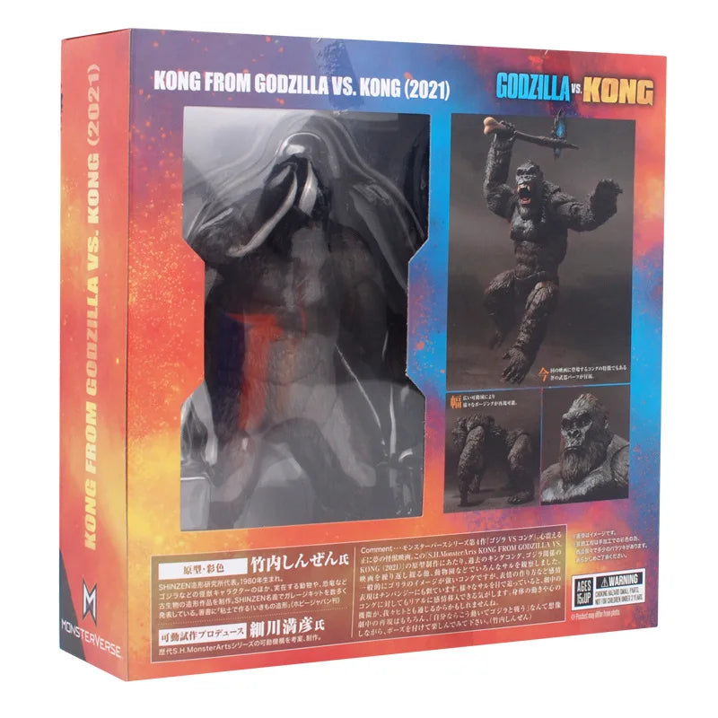 King Kong Vs Godzilla 2021 Action Figure Movie Model Movable Joints Kingkong Toys for Children Kids Gifts
