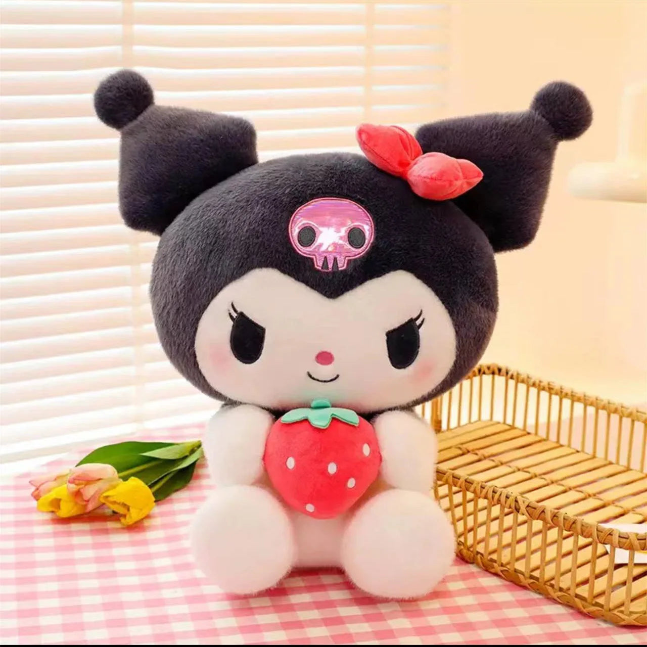 Anime Kuromid Toys Sanrio 25Cm Kawaii Mymelody Cinnamorol Plush Soft Stuffed Animals Doll Plushie Pillow Xmas Gift Decor