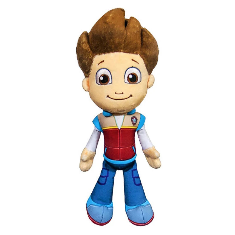 Cartoon Paw Patrol Plush Doll 19cm Chase Rock Animal Dog Cartoon Model Action Figures Movies Peripherals Children Christmas Gift