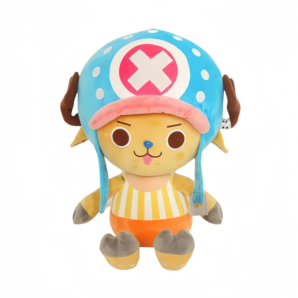 Japanese Anime One Piece 25cm Original Plush Toys CartoonFigure Luffy Chopper Ace Roronoa Zoro Cute Stuffed Doll Kids Xmas Gifts