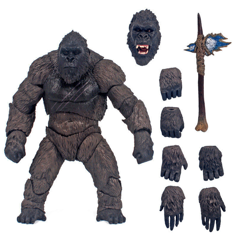 King Kong Vs Godzilla 2021 Action Figure Movie Model Movable Joints Kingkong Toys for Children Kids Gifts