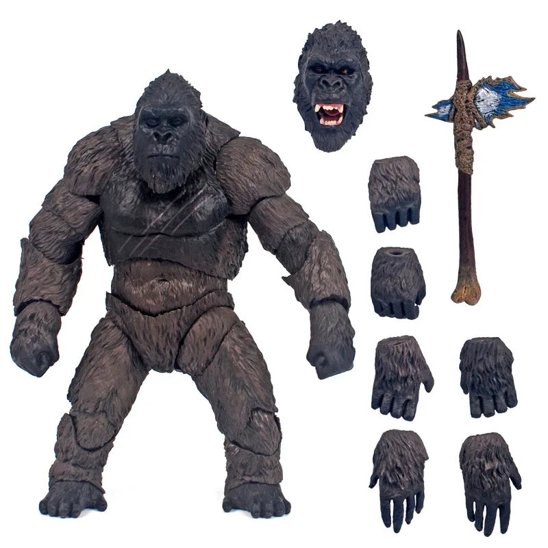 King Kong Vs Godzilla 2021 Action Figure Movie Model Movable Joints Kingkong Toys for Children Kids Gifts