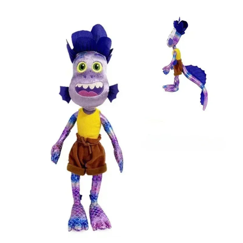 Disney Pixar Movie LUCA 32-45cm Alberto Sea Monster Plush Toy Cartoon Cat Purple Girl Stuffed Animal Toy Kids Christmas Gifts