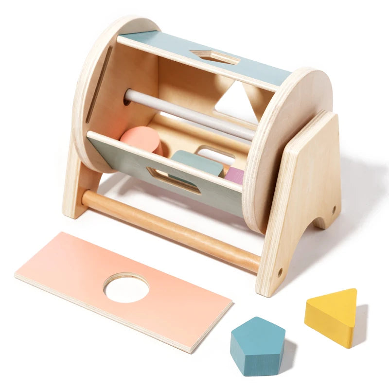 Baby Handheld Bell, Ringing Instrument, Early Childhood Education, Soothing Bed Bell, Wooden Gripping, Chewing Toy