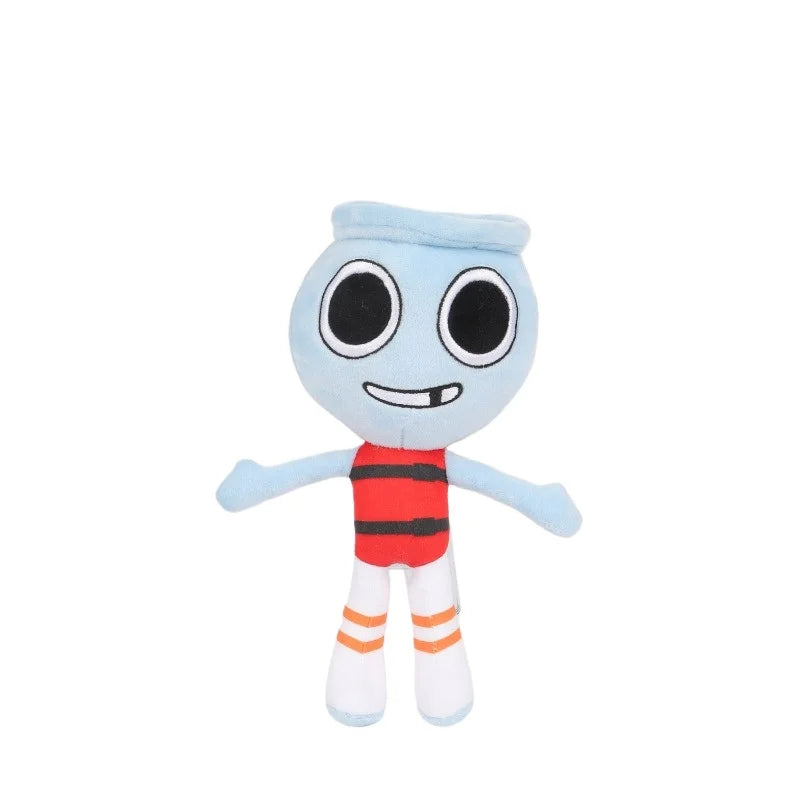 DANDY'S WORLD Plush Cute Dandy World Scrap Stuffed Horror Game Goob Pebble Plushie Soft Pillow Doll Children Gifts Doll
