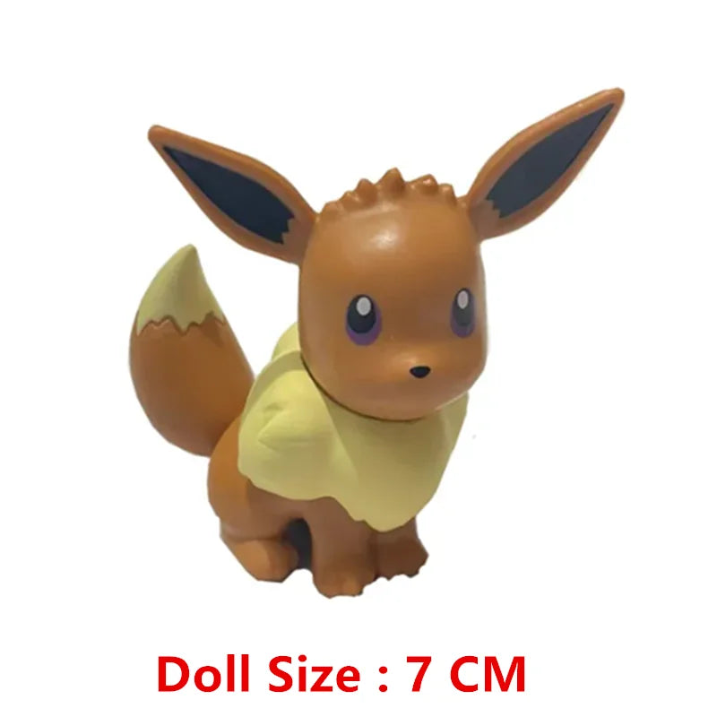Pokemon Cartoons Movie Anime Figure 4-13Cm Pikachu Mewtwo Charmander Blastoise Gurado Pet Action Model Toy Gifts