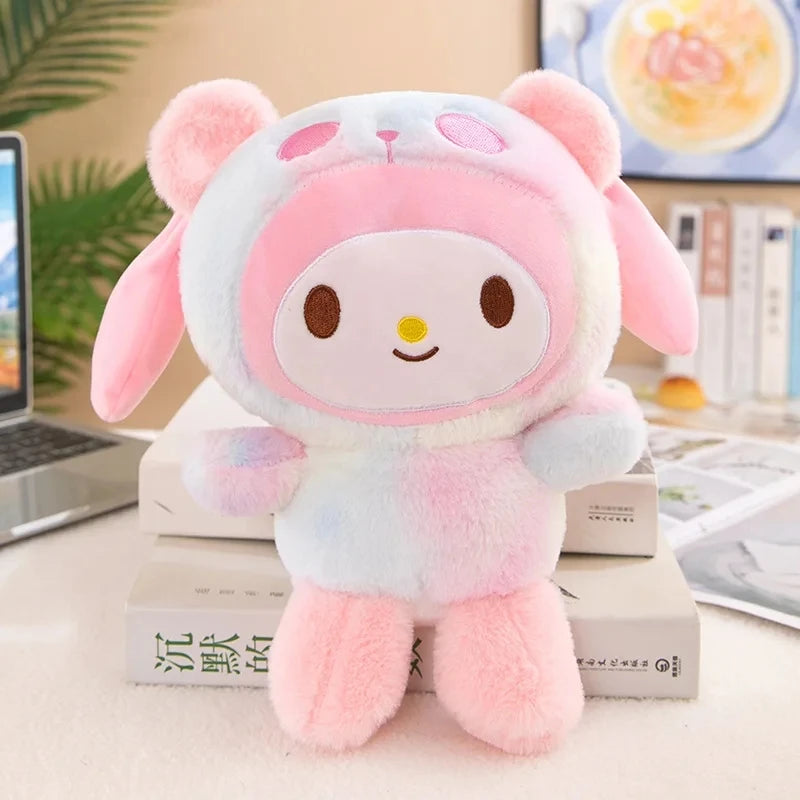 Anime Kuromid Toys Sanrio 25Cm Kawaii Mymelody Cinnamorol Plush Soft Stuffed Animals Doll Plushie Pillow Xmas Gift Decor
