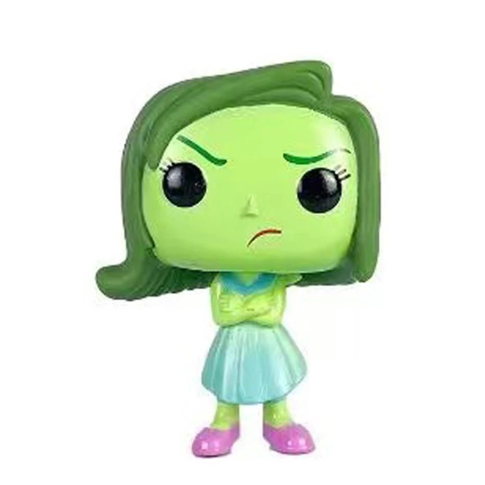 anime INSIDE OUT 2 pop figure 10cm action toys cartoon movie joy anxiety anger sadness disgust fear model statuettes pvc doll