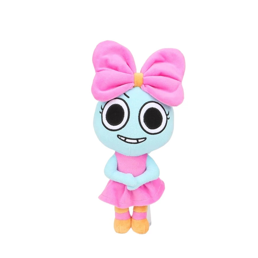 DANDY'S WORLD Plush Cute Dandy World Scrap Stuffed Horror Game Goob Pebble Plushie Soft Pillow Doll Children Gifts Doll