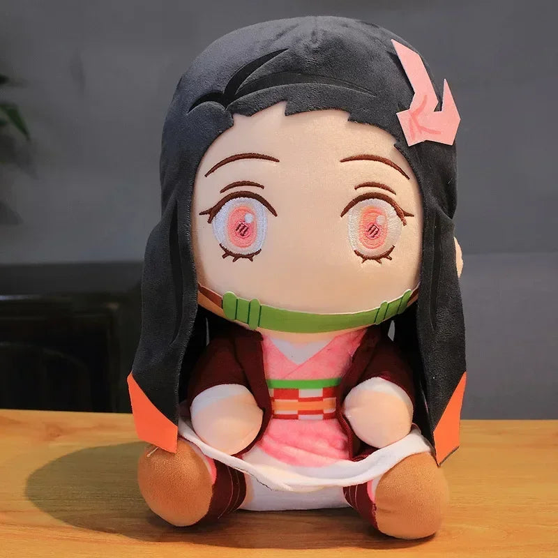 Demon Slayer Plush Doll 20cm Tanjirou Nezuko Zenitsu Anime Movie Stuffed Toy Kimetsu No Yaiba Game Plushie Figure Kids !!!