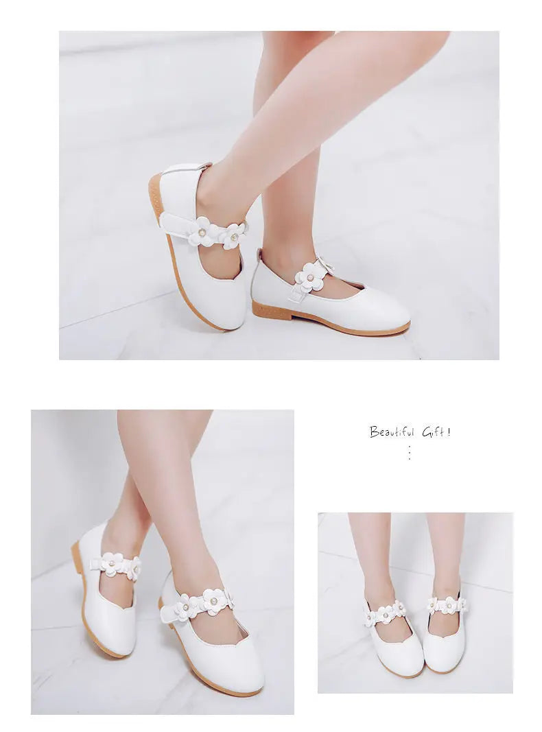 Girl's Breathable Leather birthday party Shoes