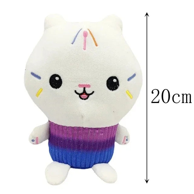 Animals Plush Gabby Dollhouse Lovely Plush Gaby Toy Plush House Cat Doll Cartoon Stuffed Animals Mermaid Cat Plushie Dolls Kids