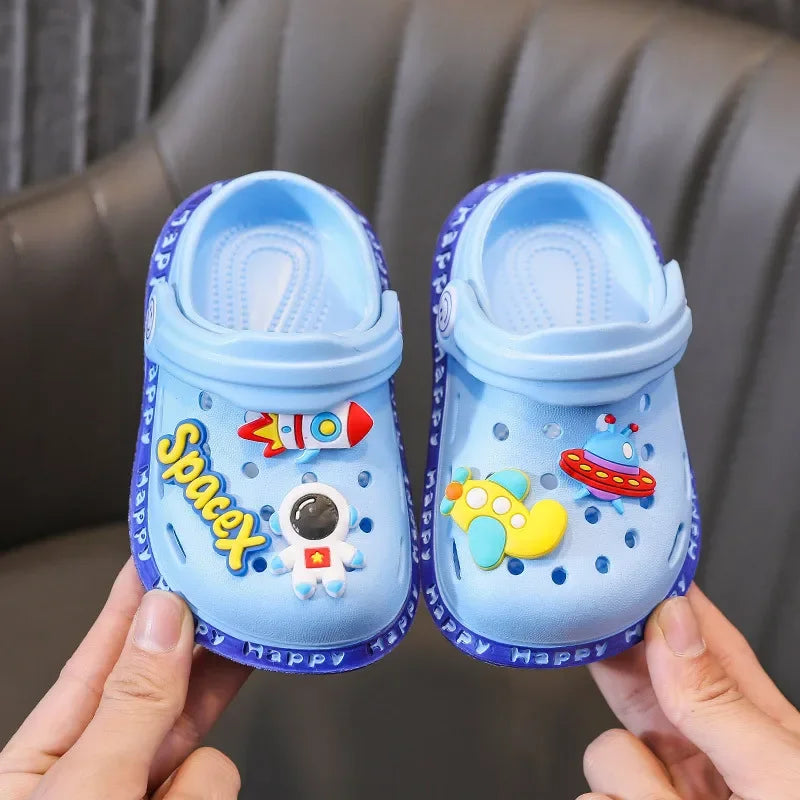 Space X themed Kids Sandals