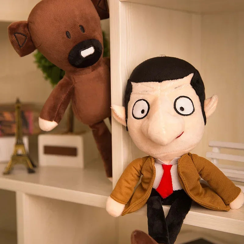 Mr Bean Teddy Bear Plush Toy Comedy Cartoon Movie Figure Cute Animal Baby Stuffed Doll Mini Pillow Decor Soft Children Gifts