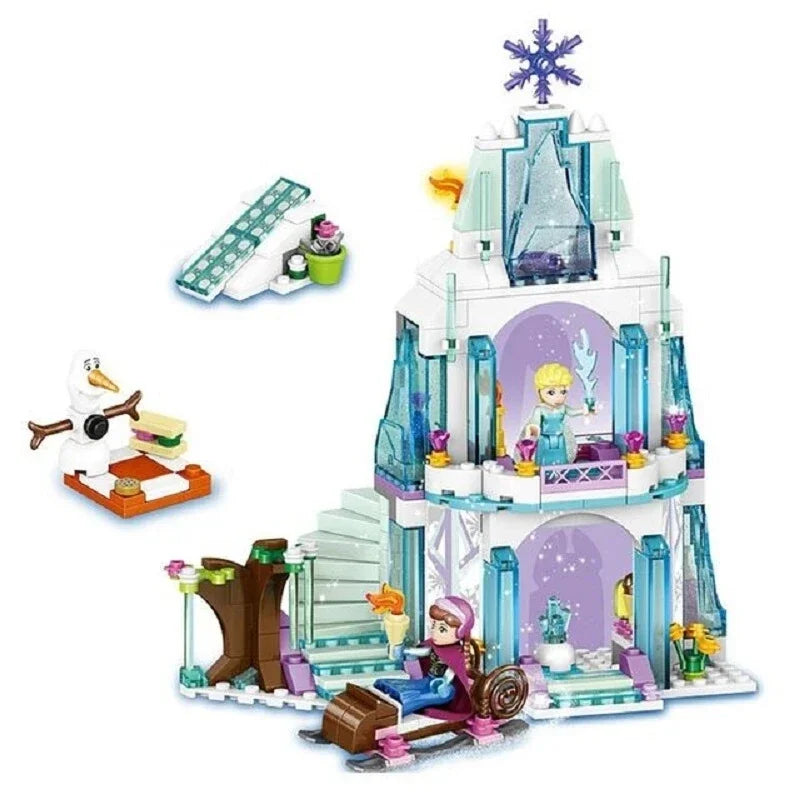 DISNEY MOVIE Frozen Princess Elsa Ice Castle Building Set