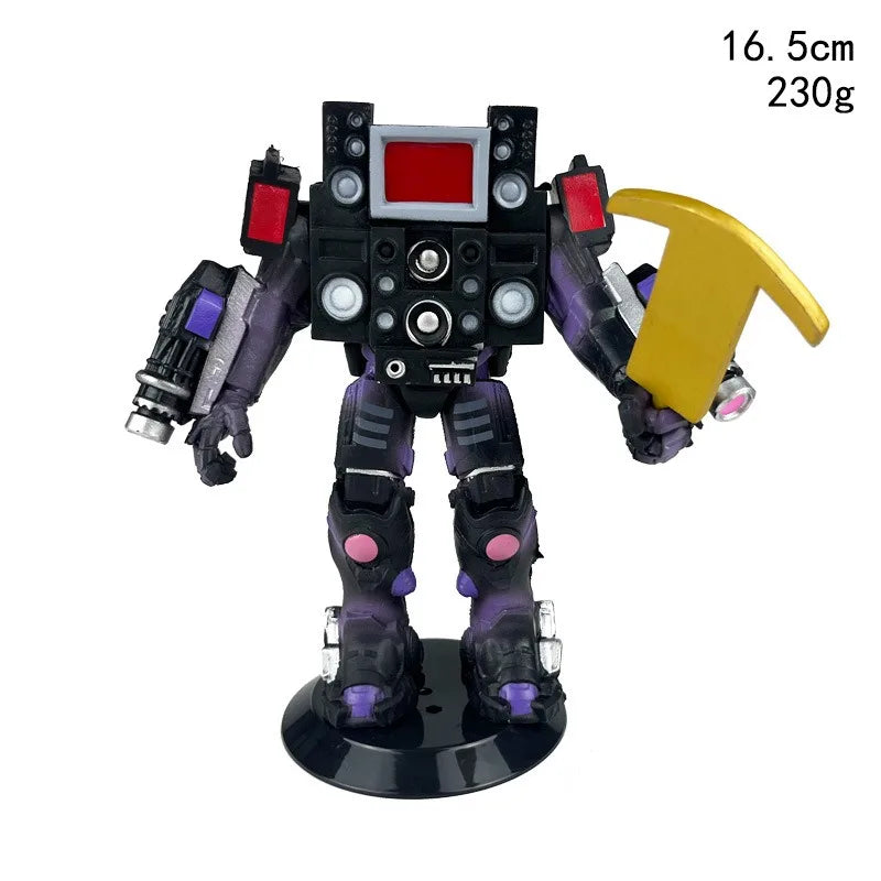 Skibidi Toilet Man Camera Man Figure TV Speaker Man Model Cameraman Funny Doll Action Figures Decorations PVCl Toy Collectible