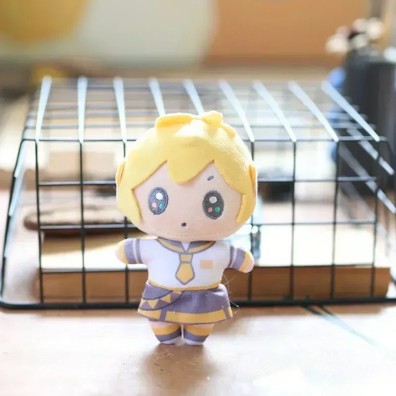 Hatsune Miku Anime Plush Toy KAITO MEIKO Luka Kagamine Rin Len Figure Stuffed Doll Kawaii Q Version Keychain Bag Pendant Gift