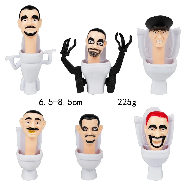 Skibidi Toilet Man Camera Man Figure TV Speaker Man Model Cameraman Funny Doll Action Figures Decorations PVCl Toy Collectible