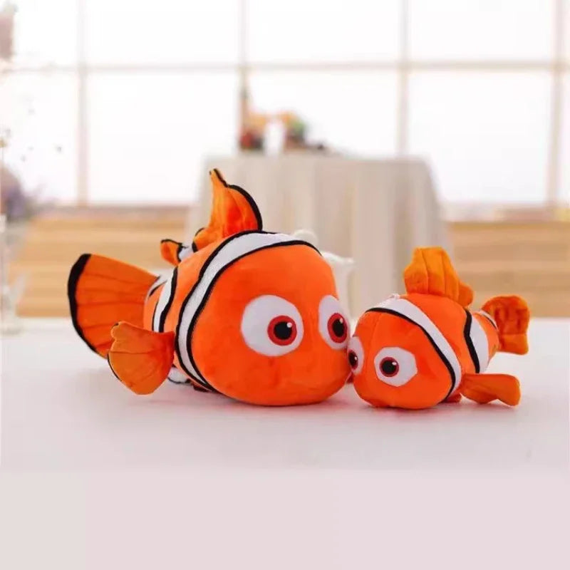 Caroon Movie Disney Finding Nemo Plush 40/25cm Kawaii Toys Soft Stuffed Dory Fish Doll Pillow Xmas Gift