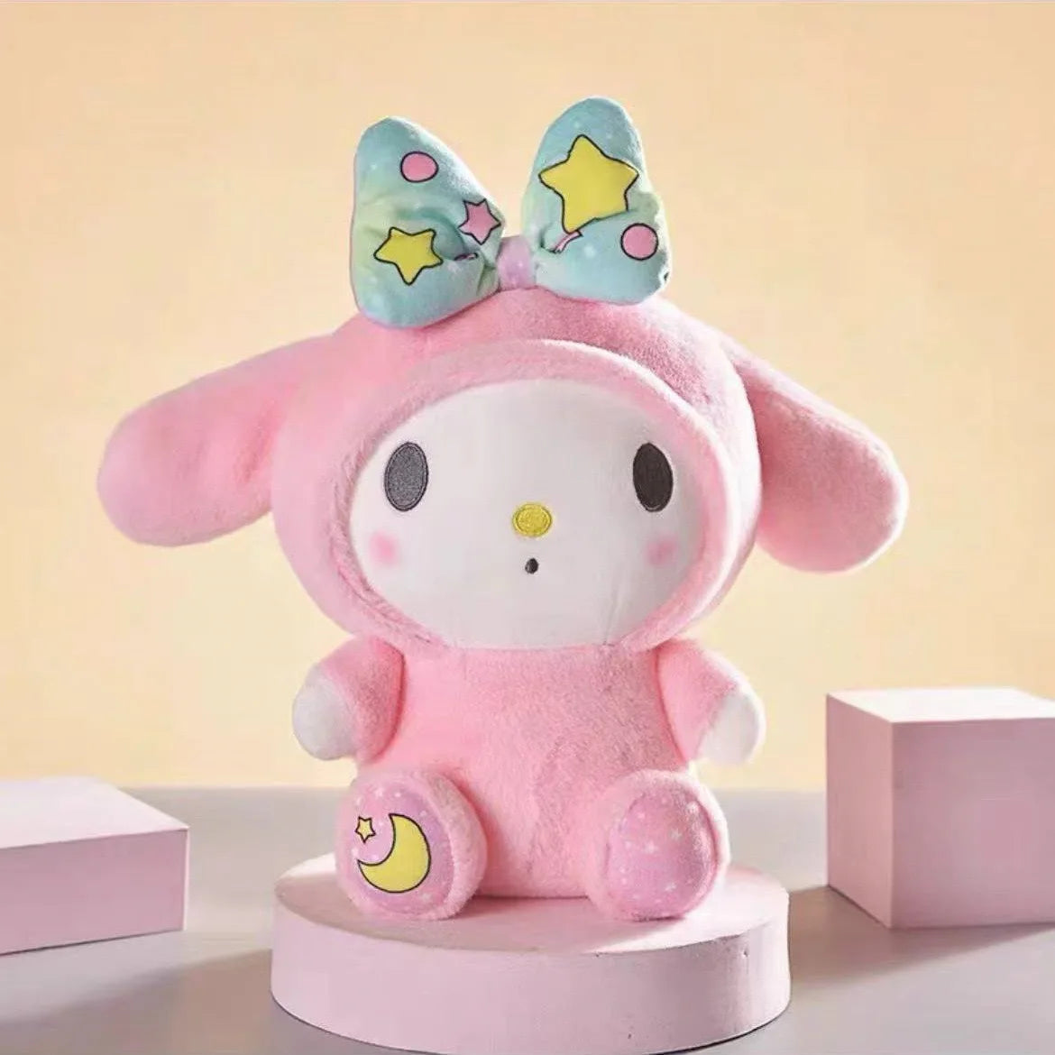 Anime Kuromid Toys Sanrio 25Cm Kawaii Mymelody Cinnamorol Plush Soft Stuffed Animals Doll Plushie Pillow Xmas Gift Decor