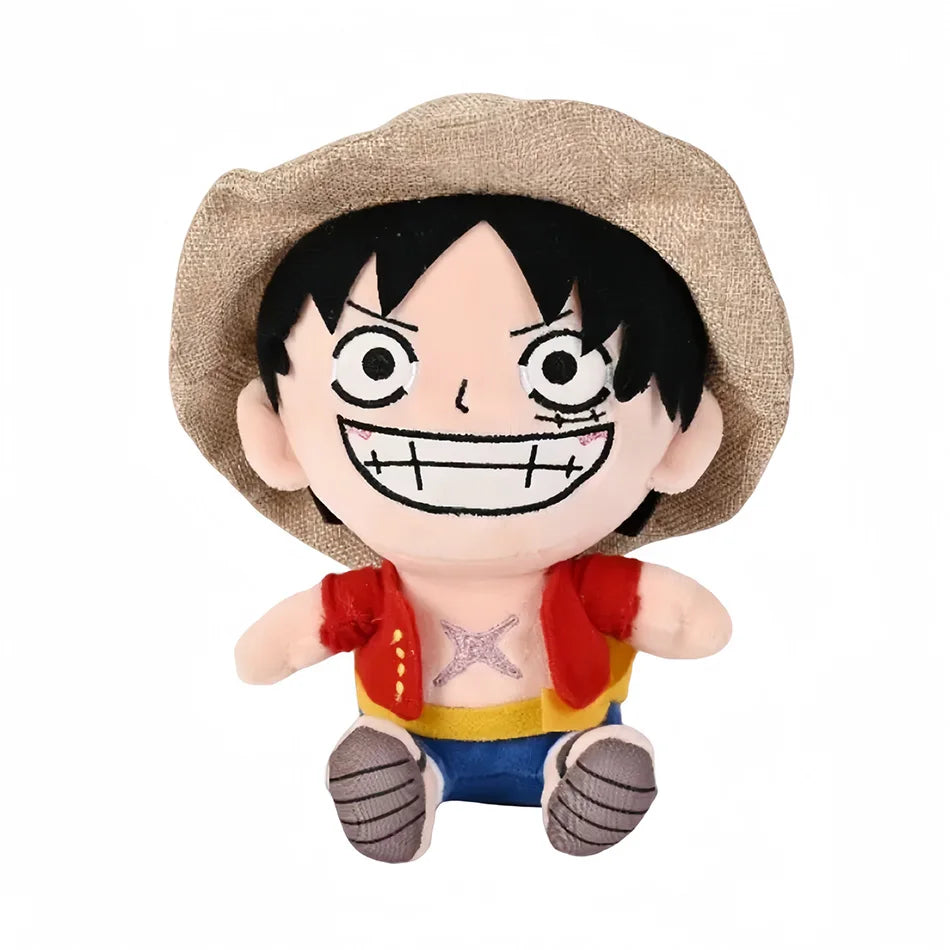 Japanese Anime One Piece 25cm Original Plush Toys CartoonFigure Luffy Chopper Ace Roronoa Zoro Cute Stuffed Doll Kids Xmas Gifts