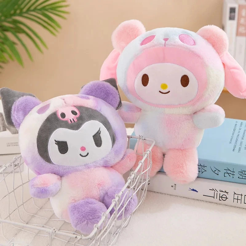 Anime Kuromid Toys Sanrio 25Cm Kawaii Mymelody Cinnamorol Plush Soft Stuffed Animals Doll Plushie Pillow Xmas Gift Decor