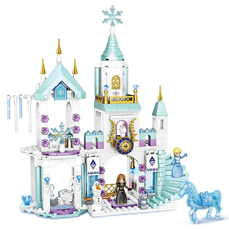 DISNEY MOVIE Frozen Princess Elsa Ice Castle Building Set