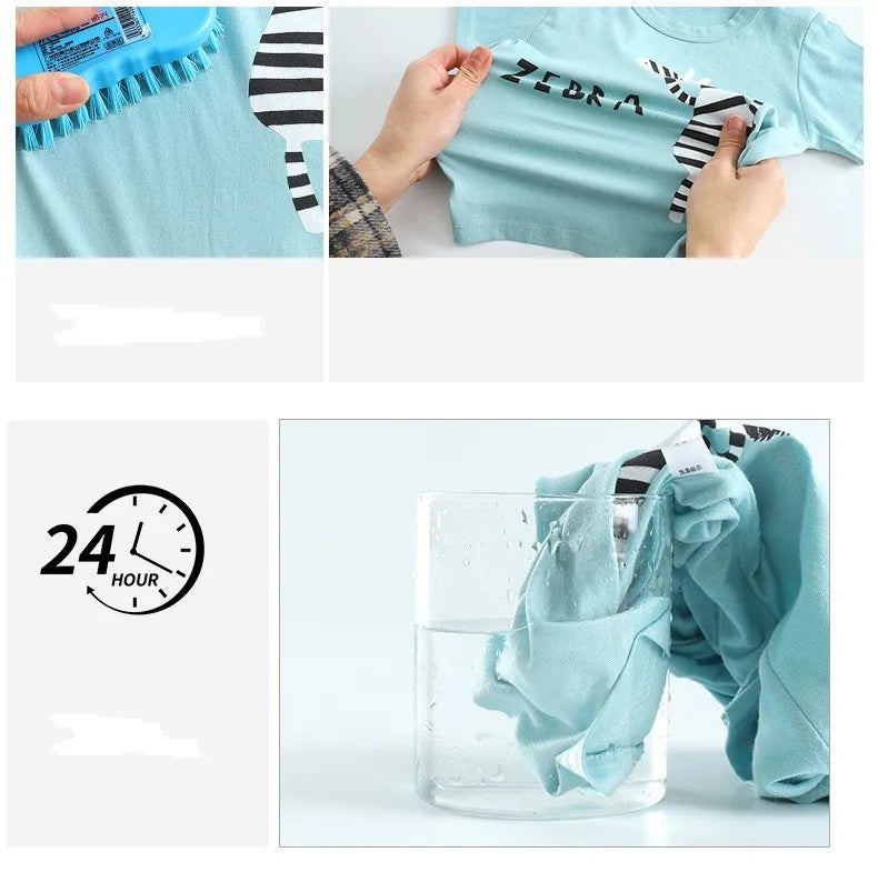 Cartoon Print Pajama Set