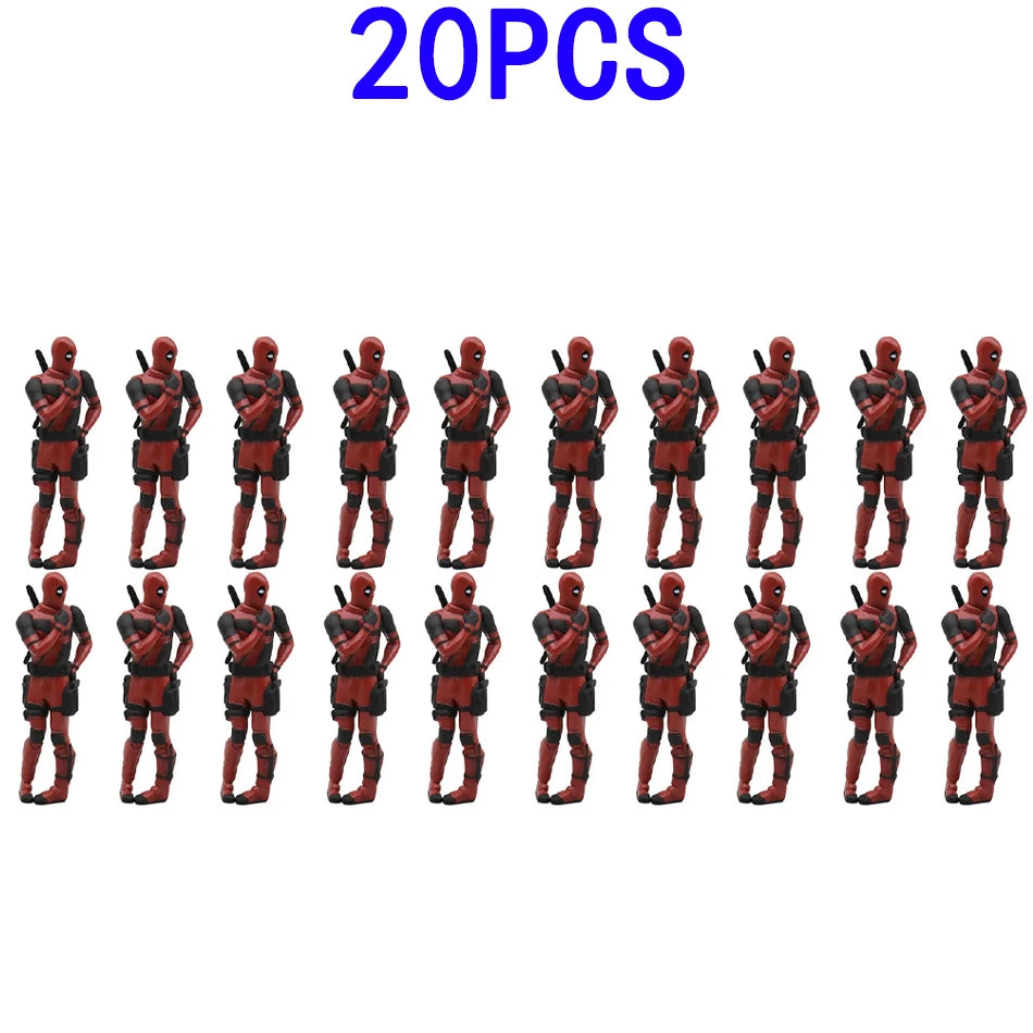Deadpool 3 movie Deadpool & Wolverine Figure Toy Doll Model Decoration For Kid Birthday Gifts
