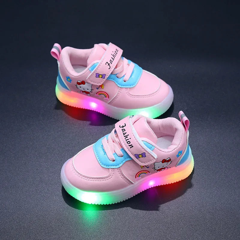 Hello Kitty LED Kids Shoes for Girls