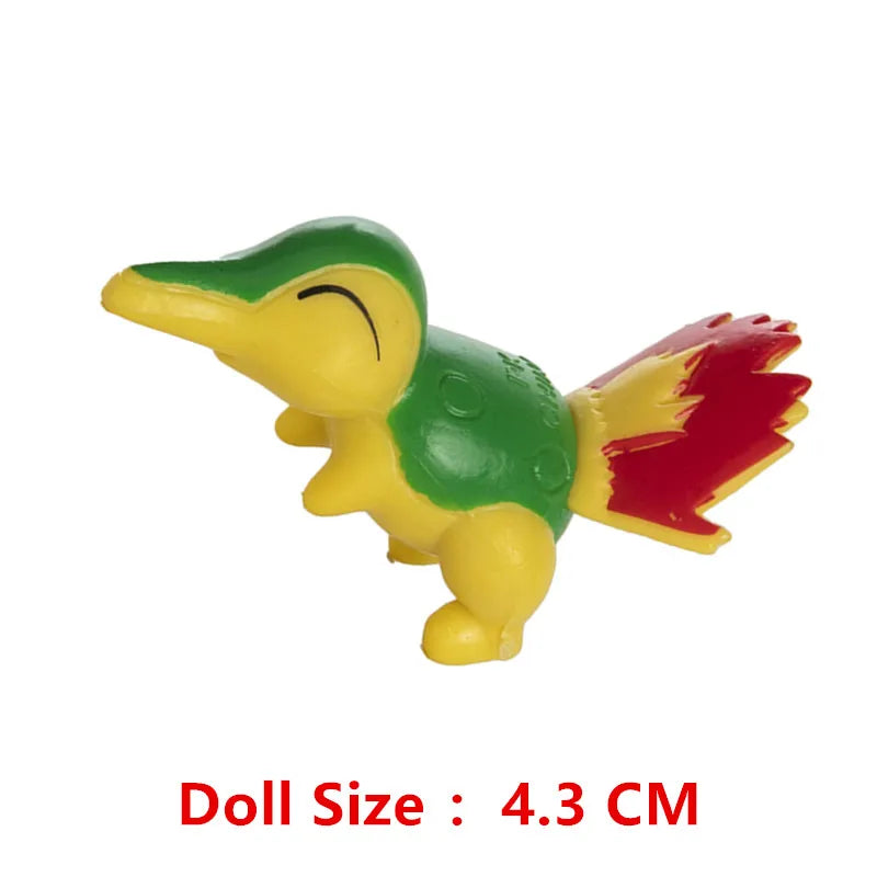 Pokemon Cartoons Movie Anime Figure 4-13Cm Pikachu Mewtwo Charmander Blastoise Gurado Pet Action Model Toy Gifts