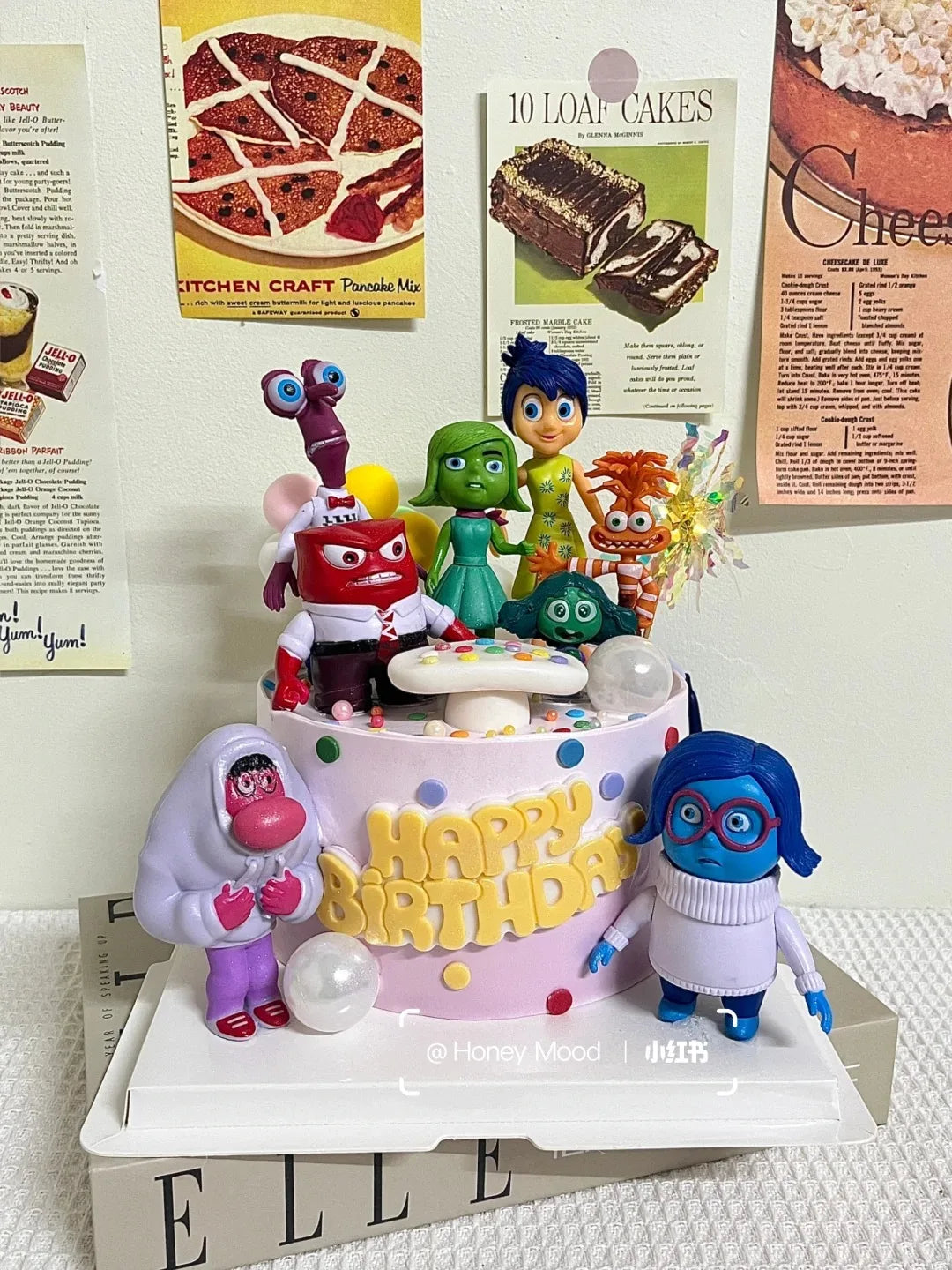 Inside Out 2 MOVIE Action Figure Toy Cartoon Movie Joy Anxiety Anger Sadness Disgust Fear Model Doll Figurines Kids Gif