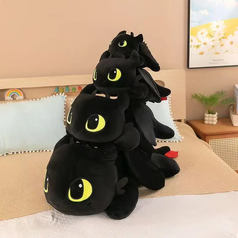 Movie Toothless Kawaii Little Flying Dragon Plush Toy Lying Posture Style Movies Toothless Doll Pillow Children Couple Christmas Birthday Gift