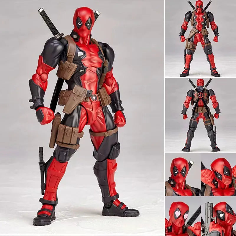 Deadpool 3 Action Figure 16CM Deadpool & Wolverine Joint Movable Mutants Wilson Comics SHF Model Movie ToyS Kids Gift