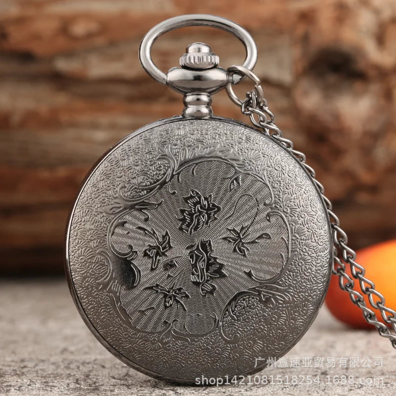 Disney Movie Gravity Fall Bill Cipher Time Gem Necklace Quartz Pocket Watch Weird Town Triangle One-Eyed Devil Pendant Chain Toy