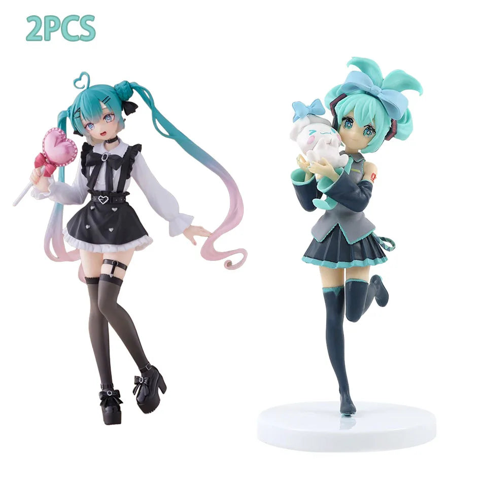 Hatsune Miku Anime 21cm Figure Fashion Subclture Miku Action Figure Christmas Gift PVC Collection Model Doll Toys