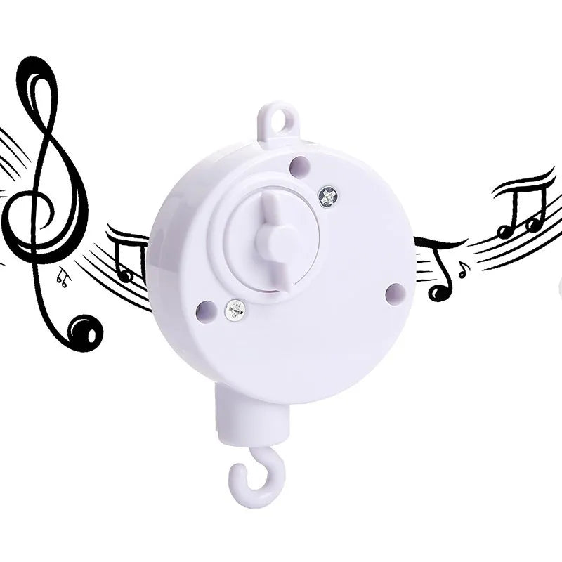 Baby Crib Mobile Rattle Toy For 0-12 Months Cartoon Felt Forest Animal Bed Bell Hanging Wooden Bracket Mobile Newbaby Rattle Toy