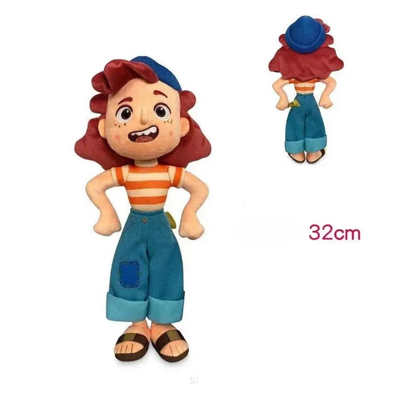 Disney Pixar Movie LUCA 32-45cm Alberto Sea Monster Plush Toy Cartoon Cat Purple Girl Stuffed Animal Toy Kids Christmas Gifts