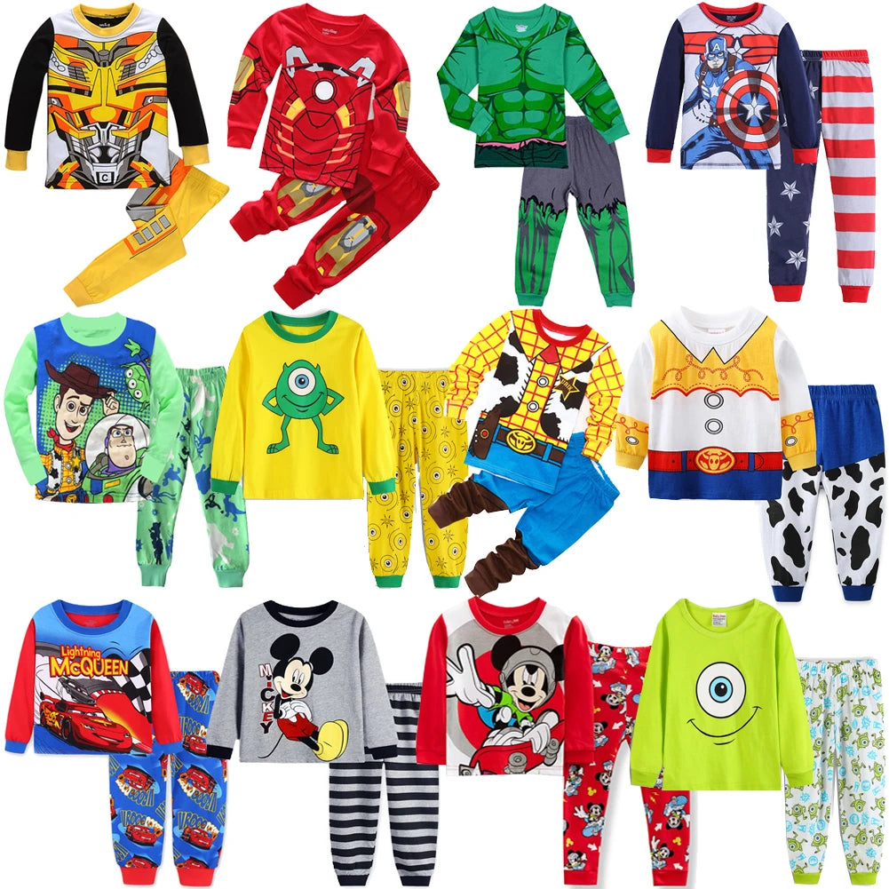 Children's DISNEY MOVIE Character Themed Pajamas Set